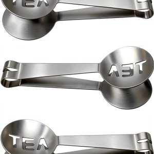 Teensery Stainless Steel Serving Tongs Durable Kitchen-0