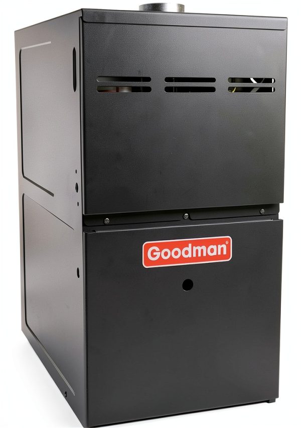 1HVAC Gas Furnace 80 Efficiency Vent Free Floor Mount-0