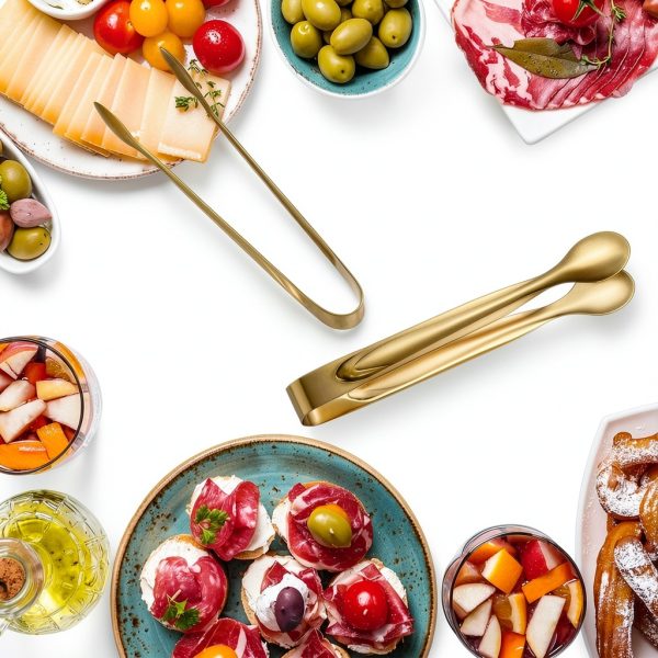 Cangfort Sugar Tongs Stainless Steel Gold Silver Modern-5