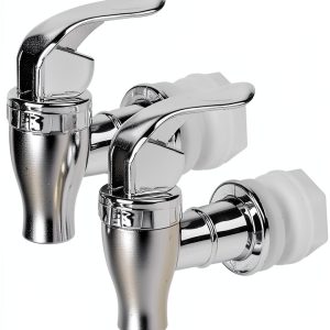 Pretwad Plastic Spigot Replacement Silver Beverage Dispenser-0