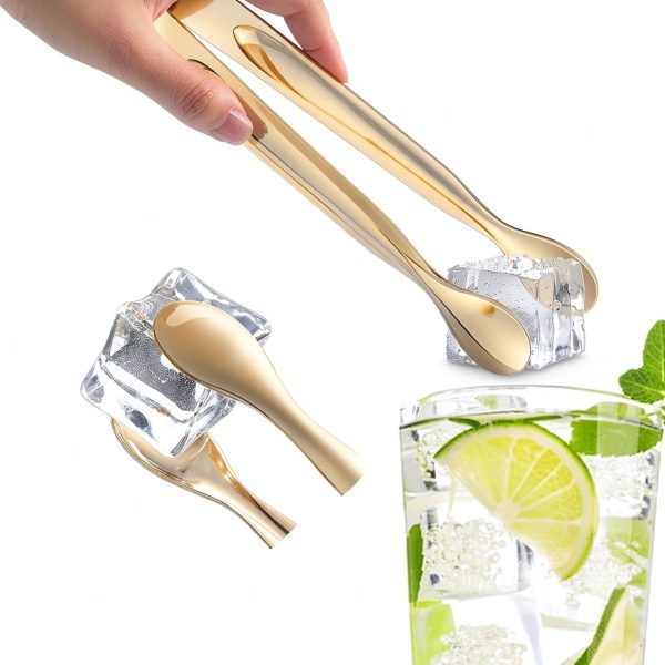Cangfort Sugar Tongs Stainless Steel Gold Silver Modern-1
