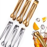 Cangfort Sugar Tongs Stainless Steel Gold Silver Modern-0