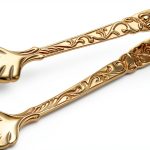 Sugar Tongs Galepromot Gold Stainless Steel Serving Utensils-0