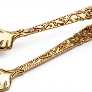 Sugar Tongs Galepromot Gold Stainless Steel Serving Utensils-0