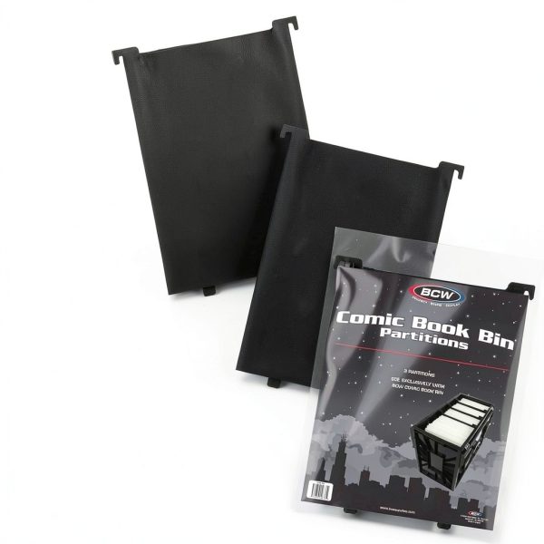 BCW 3 Pack Black Plastic Comic Book Dividers-1