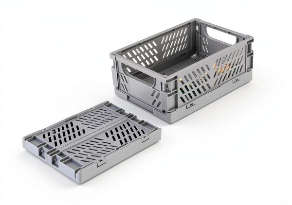 NASHRIO Plastic Storage Baskets 4 Pack Foldable-1