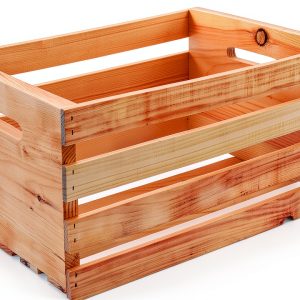Hobby Lobby Unfinished Pine Wood Crate Storage-0