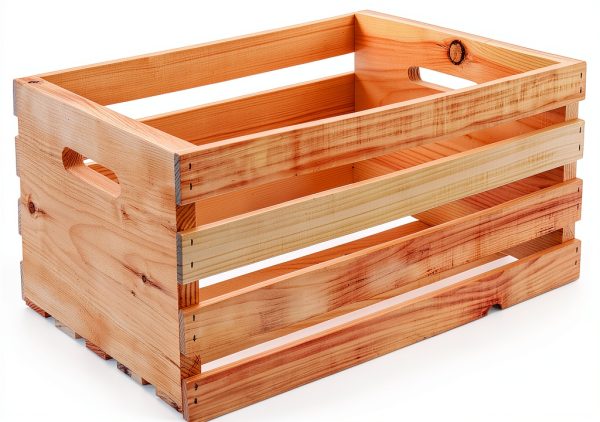 Hobby Lobby Unfinished Pine Wood Crate Storage-0