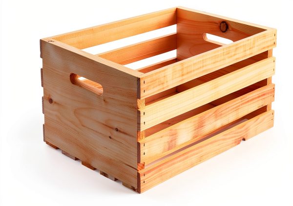 Hobby Lobby Unfinished Pine Wood Crate Storage-1