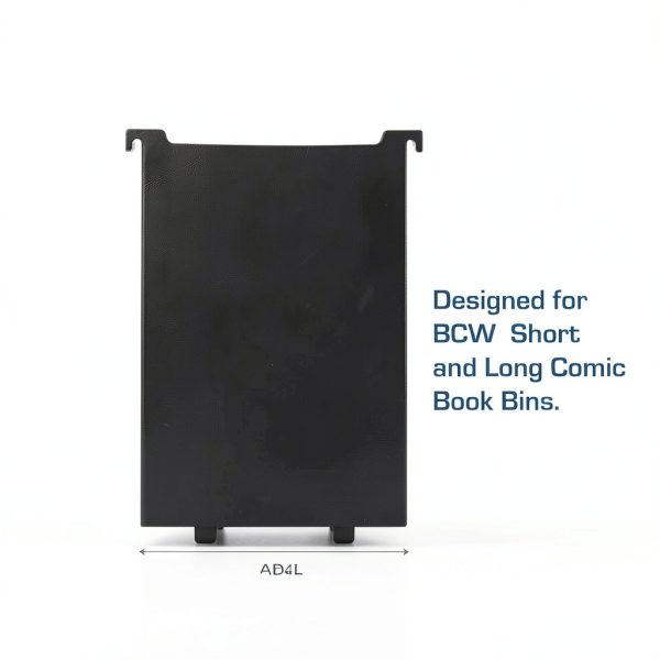 BCW 3 Pack Black Plastic Comic Book Dividers-2