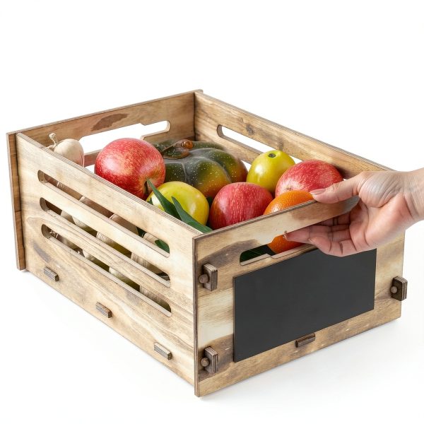 VZODESR Unfinished Storage Crate for Office-3