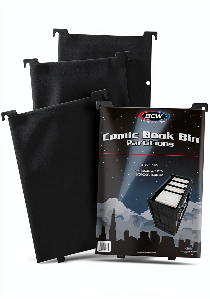 BCW 3 Pack Black Plastic Comic Book Dividers