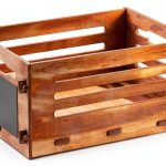VZODESR Unfinished Storage Crate for Office-0