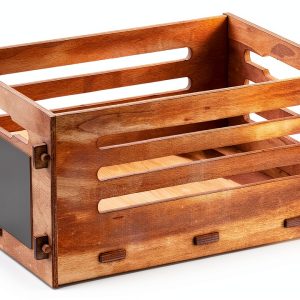 VZODESR Unfinished Storage Crate for Office-0
