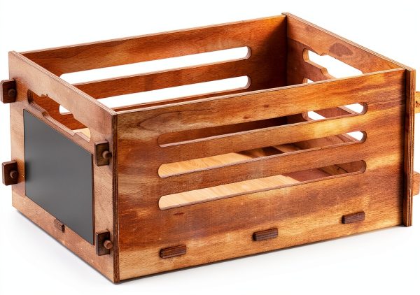 VZODESR Unfinished Storage Crate for Office-0