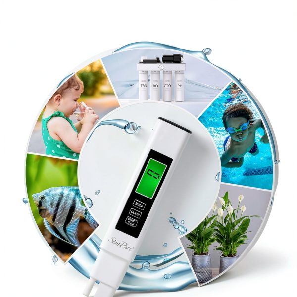 SimPure TDS Meter BTDS03 4-in-1 Water Tester with LCD-5