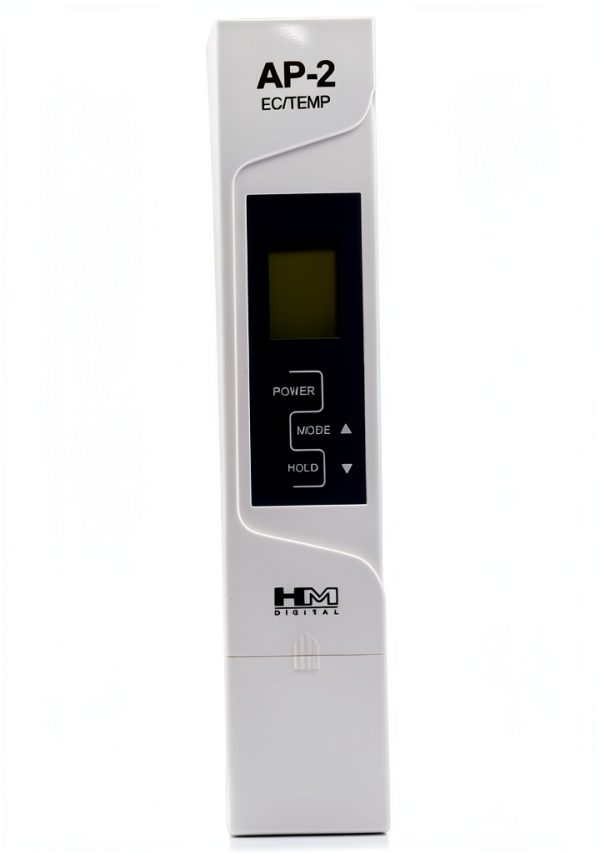 HM Digital AP-2 AquaPro Water Quality Electrical Conductivity Tester, 0-9999 µS Range, 1 µS Resolution, +/- 2% Readout Accuracy , Black-0