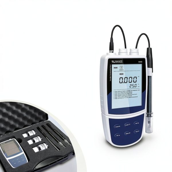 Bante 540 Portable Conductivity Meter | Resistivity, Conductivity, TDS, Salinity Meter | 0 to 200 mS/cm Range, ±0.5% Accuracy | Suitable for Sea Water Salinity and Routine Conductivity Measurements-1