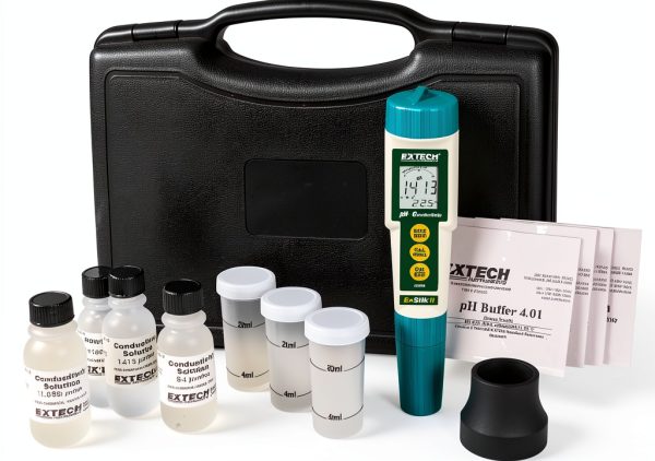 Extech EC510 Waterproof ExStik II pH/Conductivity Meter Kit-0